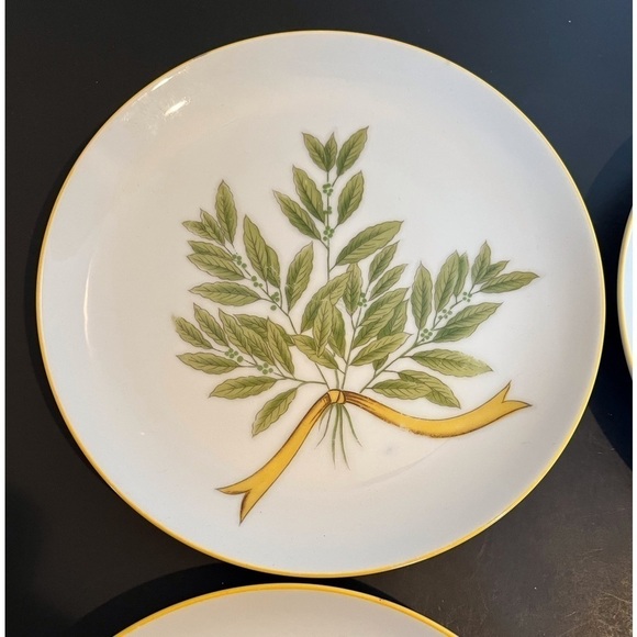 Vintage Taste Setter Herb Theme Salad Plates - Picture 6 of 10